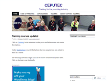 Tablet Screenshot of ceputec.wordpress.com