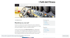 Desktop Screenshot of fitnessfatti.wordpress.com