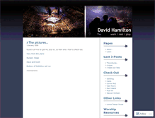 Tablet Screenshot of davidhamilton.wordpress.com