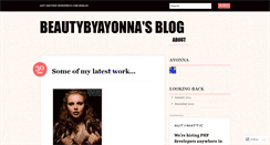 Desktop Screenshot of beautybyayonna.wordpress.com