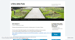 Desktop Screenshot of ortodellafede.wordpress.com