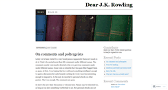 Desktop Screenshot of dearjkr.wordpress.com