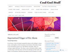 Tablet Screenshot of coolgodstuff.wordpress.com