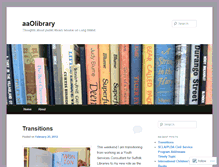 Tablet Screenshot of aaolibrary.wordpress.com