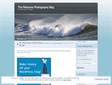 Tablet Screenshot of mariannephotography.wordpress.com
