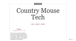 Desktop Screenshot of countrymousetech.wordpress.com