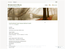 Tablet Screenshot of dudeufix.wordpress.com