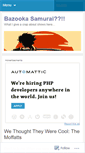 Mobile Screenshot of bazookasamurai.wordpress.com