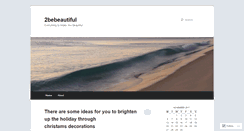 Desktop Screenshot of 2bebeautiful.wordpress.com