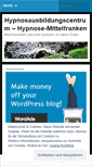 Mobile Screenshot of hypnosemittelfranken.wordpress.com