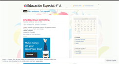Desktop Screenshot of educacionespecial4.wordpress.com