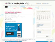 Tablet Screenshot of educacionespecial4.wordpress.com
