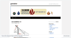 Desktop Screenshot of gomaher.wordpress.com