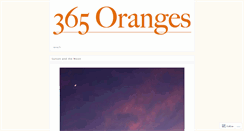 Desktop Screenshot of 365oranges.wordpress.com