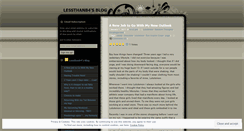 Desktop Screenshot of lessthanb4.wordpress.com