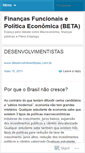 Mobile Screenshot of financasfuncionais.wordpress.com