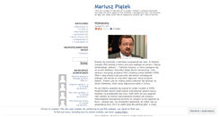 Desktop Screenshot of mariuszpiatek.wordpress.com