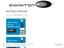 Tablet Screenshot of blankton.wordpress.com