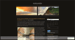 Desktop Screenshot of mundosparalelossj.wordpress.com