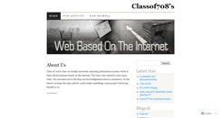 Desktop Screenshot of classof708.wordpress.com