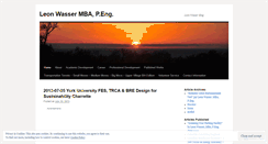 Desktop Screenshot of leonwasser.wordpress.com