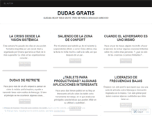 Tablet Screenshot of dudasgratis.wordpress.com