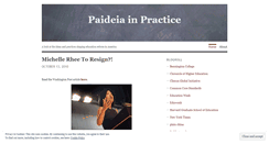 Desktop Screenshot of paideiainpractice.wordpress.com