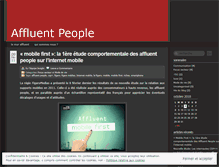 Tablet Screenshot of affluentpeople.wordpress.com