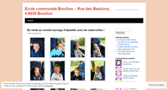 Desktop Screenshot of ecolecommunalebouillon.wordpress.com