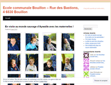 Tablet Screenshot of ecolecommunalebouillon.wordpress.com