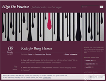 Tablet Screenshot of highonfructose.wordpress.com