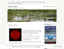 Tablet Screenshot of greenfyre.wordpress.com