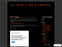 Tablet Screenshot of barcadecaronte.wordpress.com