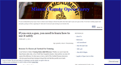 Desktop Screenshot of miamicountyopencarry.wordpress.com