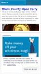 Mobile Screenshot of miamicountyopencarry.wordpress.com