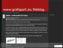 Tablet Screenshot of grafsport.wordpress.com