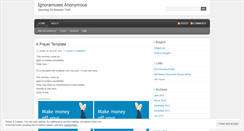 Desktop Screenshot of iganon.wordpress.com