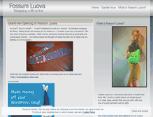 Tablet Screenshot of fossumluova.wordpress.com