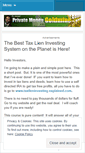 Mobile Screenshot of privatemoneygoldmine.wordpress.com