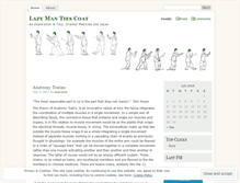 Tablet Screenshot of lazymantiescoat.wordpress.com