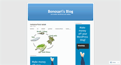 Desktop Screenshot of bonosari.wordpress.com