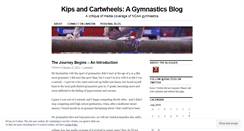 Desktop Screenshot of kipsandcartwheels.wordpress.com