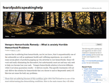 Tablet Screenshot of fearofpublicspeakinghelp.wordpress.com