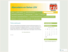 Tablet Screenshot of abecedariolsv.wordpress.com
