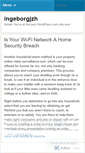 Mobile Screenshot of ingeborgjzh.wordpress.com