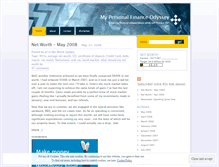 Tablet Screenshot of pfodyssey.wordpress.com
