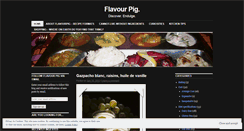 Desktop Screenshot of flavourpig.wordpress.com