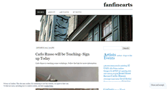 Desktop Screenshot of fanfinearts.wordpress.com