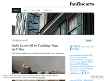 Tablet Screenshot of fanfinearts.wordpress.com