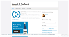 Desktop Screenshot of lcaballero.wordpress.com